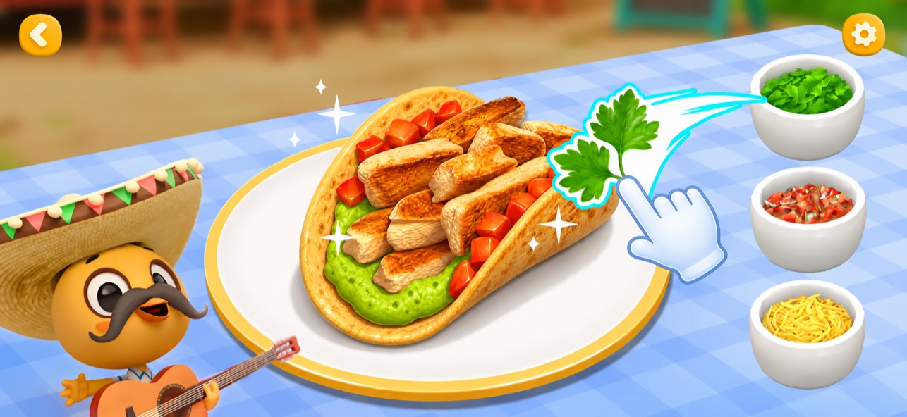 Падрыхтоўка тако ў Happy Taco